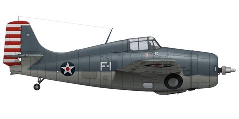 Asisbiz Grumman F4F 3 Wildcat VF 3 White F1 BuNo 3976 Flown By Lt