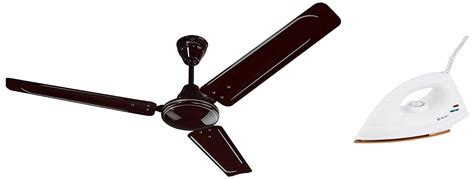 Buy Bajaj Frore 1200 Mm Ceiling Fan Brown DX 7 1000W Dry Iron With