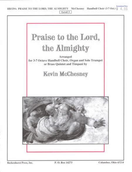 Praise To The Lord The Almighty By Kevin Mcchesney Handbell Choir