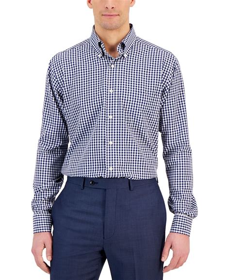 Club Room Mens Regular Fit Traveler Dress Shirt Created For Macys