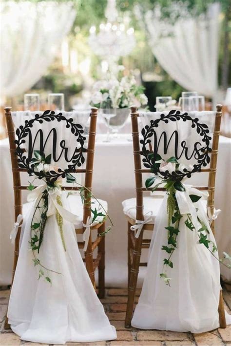 Ideas Para Decorar Las Sillas De Los Novios En La Recepci N De Bodas