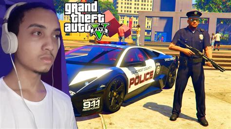 COMO SER POLICIAL NO GTA 5 XBOX ONE PS4 XBOX 360 PS3 SEM MODS YouTube