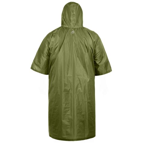 Arcturus Lightweight Waterproof Rain Poncho Olive Green Arcturus Gear