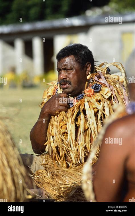 Fijian Warrior Malakati Village Yasawa Group Nacula Island Fiji