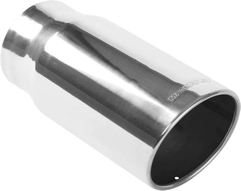 Magnaflow Polished Stainless Steel Weld On Single Exhaust Tip Inlet Inside Diameter 4