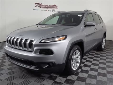 Easy Financing New Silver 2016 Jeep Cherokee Latitude Suv Fwd W Backup Camera 1c4pjlcs0gw302762