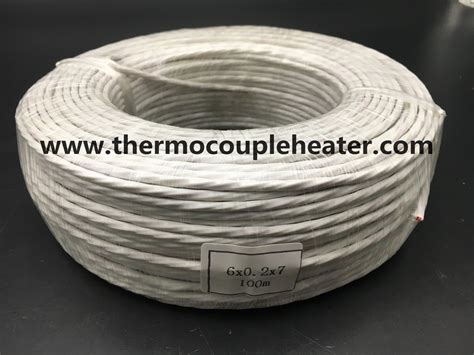 PT100 RTD Cable 6 Wire With Teflon Insulation