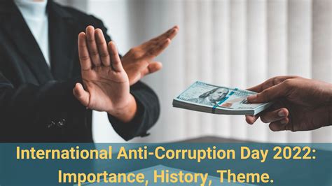 International Anti Corruption Day 2022 Importance History Theme