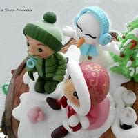 Winter Wonderland Decorated Cake By Lizzy Puscasu Cakesdecor