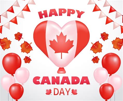 Premium Vector Happy Canada Day D Vector Illustration Of A Canadian