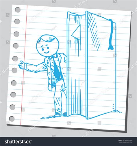 businessman  book stock vector royalty