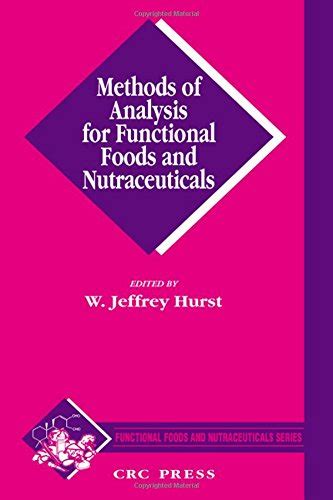 Methods Of Analysis For Functional Foods And Nutraceuticals Functional