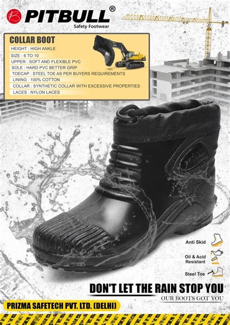 Leather Industrial Safety Gumboots At Rs Pair In Surat Id