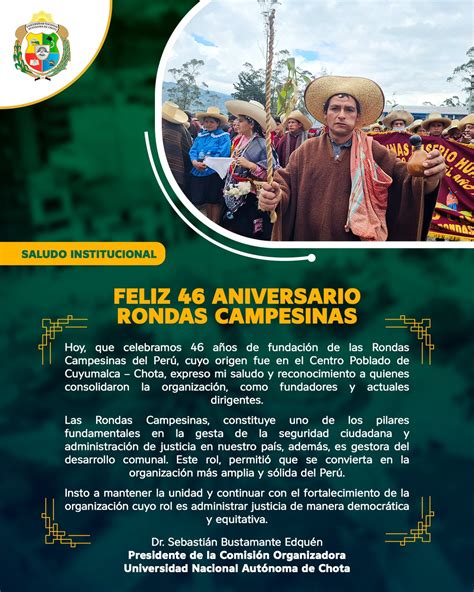 FELIZ 46 ANIVERSARIO RONDAS CAMPESINAS