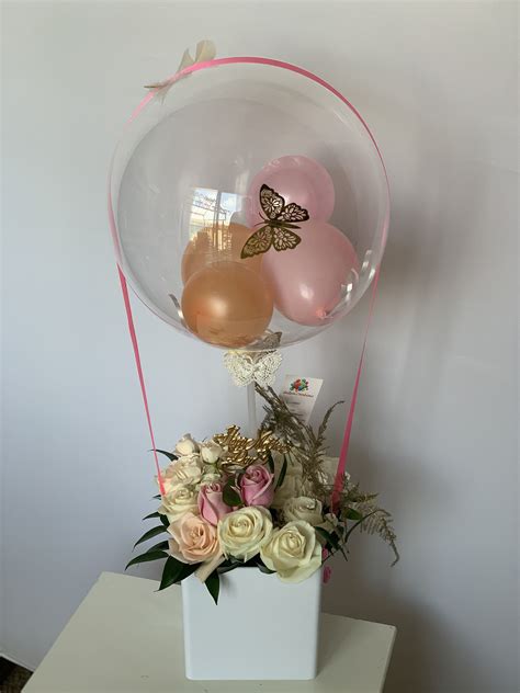 Balloon Flower Centerpiece Balloons Balloon Flowers Flower Centerpieces