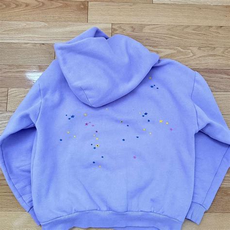 Sp5der Purple Acai Hoodie Sizes Xssml Comes Depop