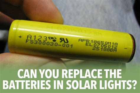 Can You Replace The Batteries In Solar Lights? - SolarPowerGenie.com