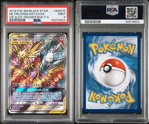 Pokemon Moltres Zapdos Articuno GX SM210 PSA 9 Aukro