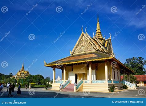 The Throne Hall At The Royal Palace Phnom Penh Cambodia Editorial Stock