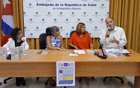 Poeta cubano italiana presenta libro en Embajada de su país en Roma