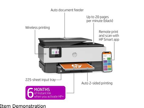 Hp Officejet Pro 8025e All In One Wireless Color Printer With Bonus 6