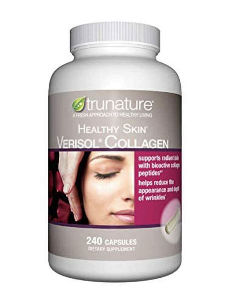 Trunature Healthy Skin Verisol Collagen 240 Capsules Collagen Peptides