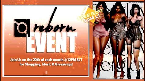 Ebody Reborn Event Second Life Event Free Gift Youtube