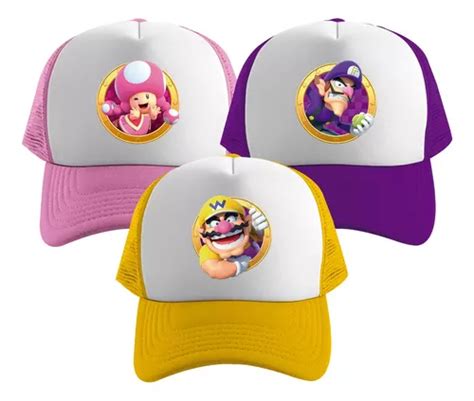 15 Gorras Trucker Mod Personajes De Mario Bros En Venta En Mineral De