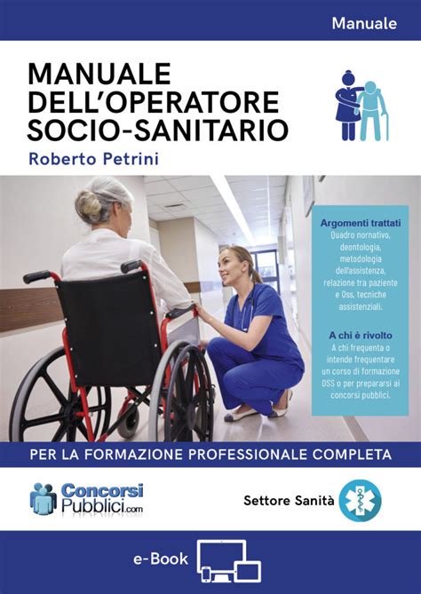 Manuale Dell Operatore Socio Sanitario E Book Preparazione Oss