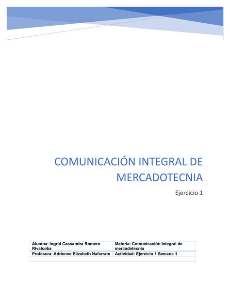 Comunicacion integral de mercadotecnia 1 Comunicación integrada de