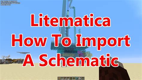 How To Load A Schematic Into Litematica How To Load Schemati