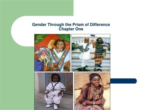 Ppt Gender Through The Prism Of Difference Chapter One Powerpoint