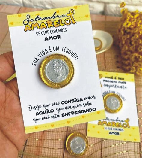 Lembrancinha Personalizada Setembro Amarelo Elo