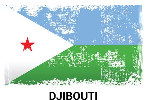 Djibouti flag design vector 13285857 Vector Art at Vecteezy