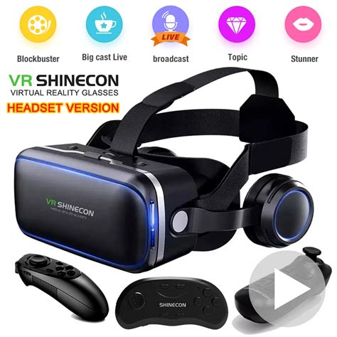 Dispositivos Vr Ar Original Shinecon Realidade Virtual Smart D