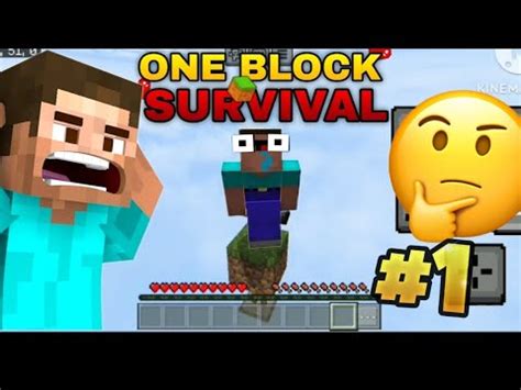 Minecraft One Block Survival Series EP 1 YouTube