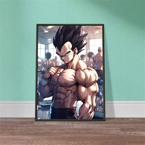 Vegeta Gym Dragon Ball Anime Canvas, Anime Poster, Anime Wall Art sold ...