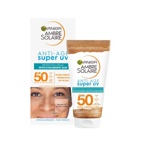 Buy Garnier Ambre Solaire Anti Age Super Uv Face Protection Cream Spf