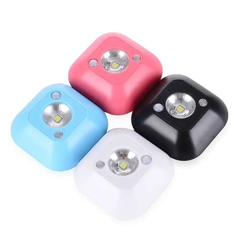 Mini Led Wireless Night Light Motion Activated Sensor Lights Battery