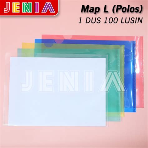 Jual Map L Bening Map Plastik Transparan Clear Folio Shopee Indonesia