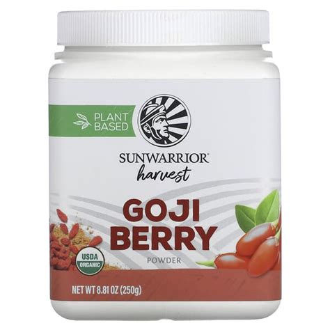 Sunwarrior Harvest Goji Berry Powder 8 81 Oz 250 G