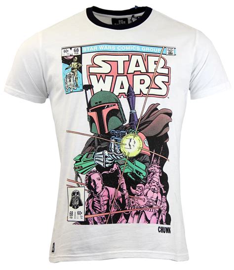 Chunk Star Wars Comic Retro S Vintage Poster T Shirt Warm White