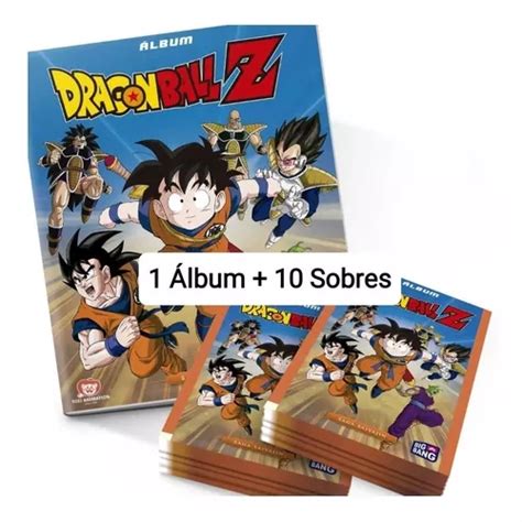 Álbum10 Sobres Dragon Ball Z Saga Sayyajin Colección 2023 Mercadolibre