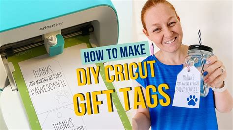 How To Make Gift Tags On Cricut Joy Beginner Project Youtube