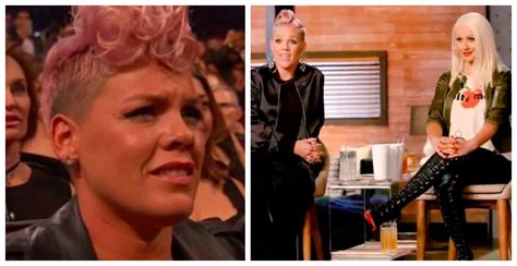 Pink Addresses Christina Aguilera Drama Again You Know Where We Stand