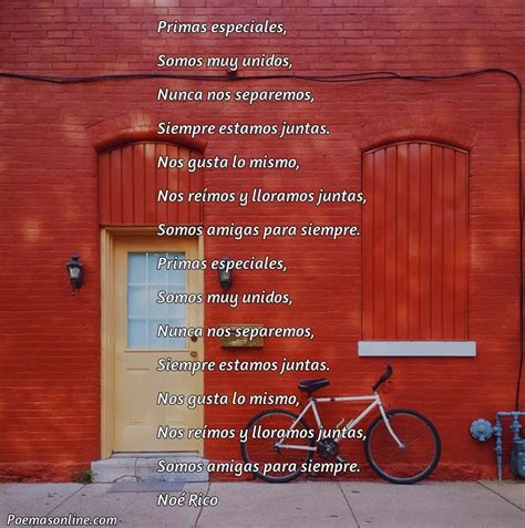 Cinco Mejores Poemas Para Primas Especiales Poemas Online