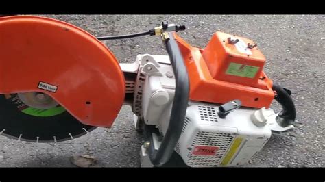 Water Attachment Kit For Stihl Ts760 Av Concrete Saw Cutoff Machine Youtube