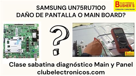 Samsung Daño en Panel o Placa Main Board YouTube