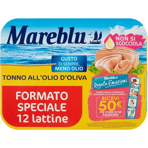 Tonno In Olio Di Oliva MAREBLU 12 X 60 G Coop Shop