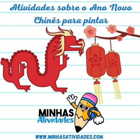 Atividades Sobre O Ano Novo Chinês Para Pintar